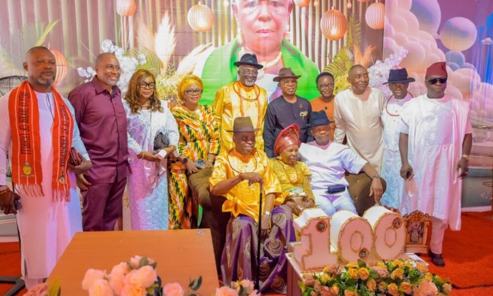 Oborevwori Extols Centenarian, Esther Ahon, Celebrates Her Virtues, Enduring Legacy