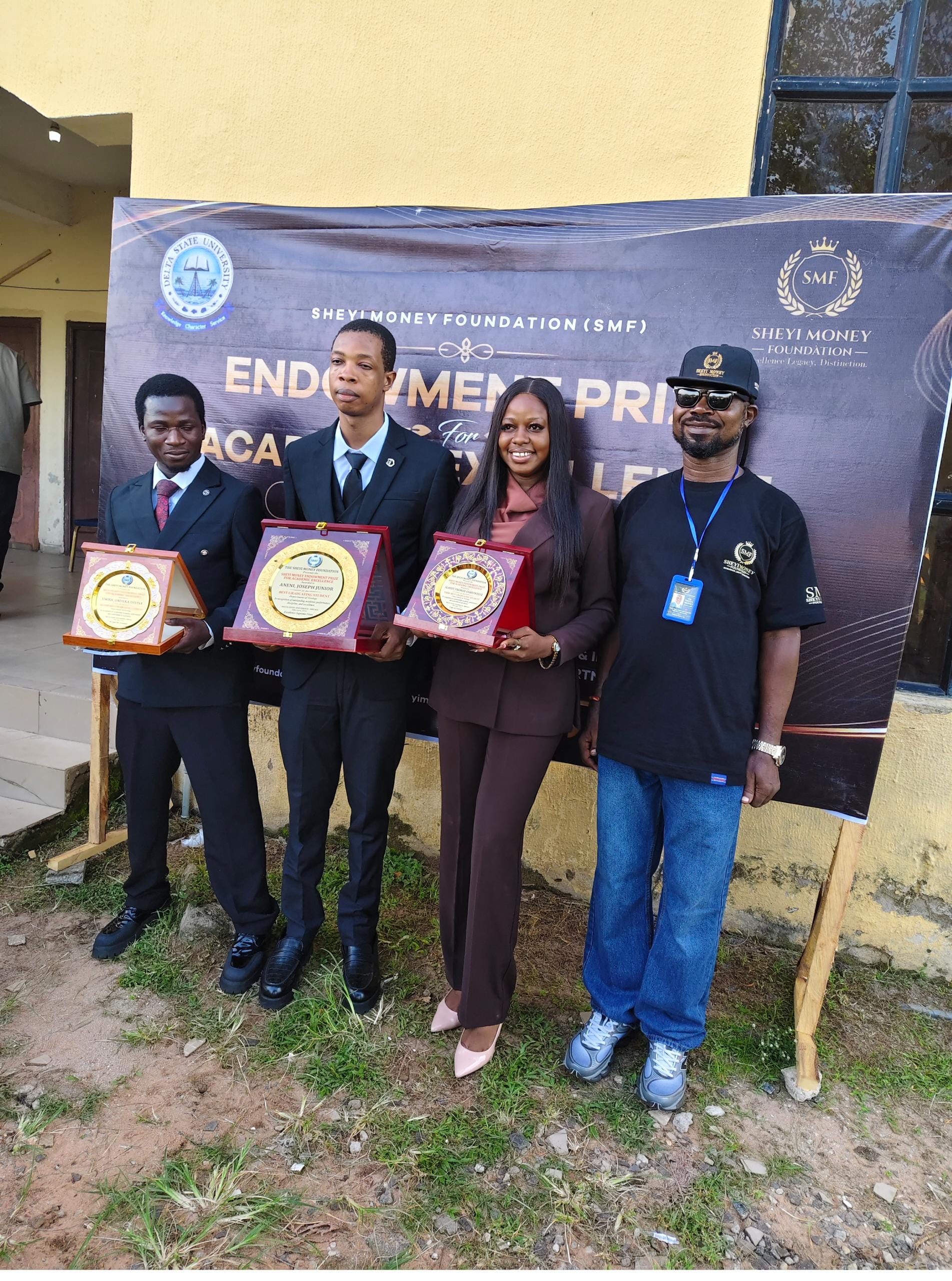 Sheyi Money Foundation Rewards Excellence With Cash Prizes At DELSU Convocation