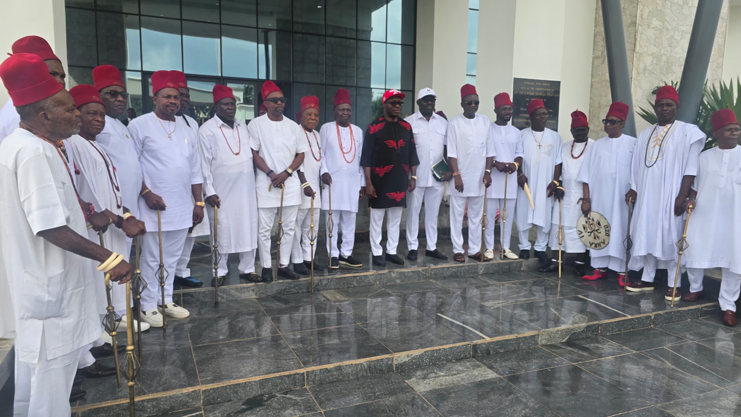 Governor Soludo Meets Ozo Awka Society, Vows To Transform State Capital