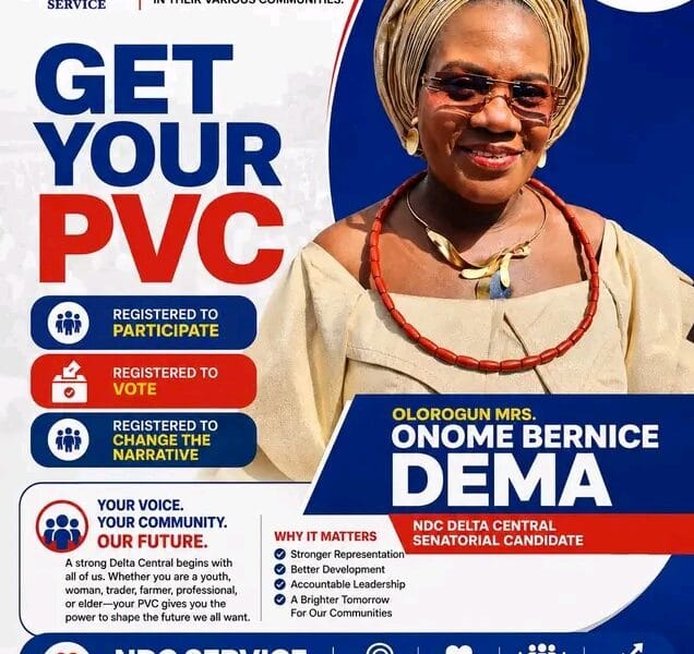 Dema Urges Delta Central Residents To Participate In Ongoing PVC Registration Exercise