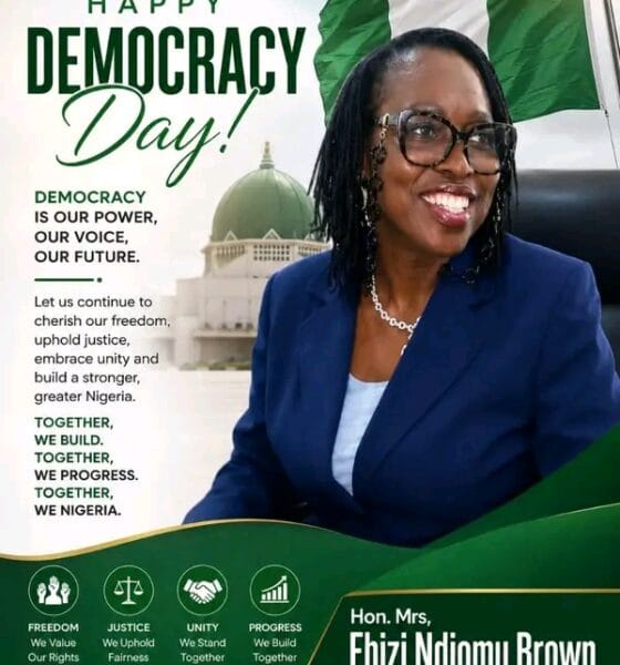 Democracy Day: Hon. Ebizi Brown Urges Unity, Deeper Democratic Values