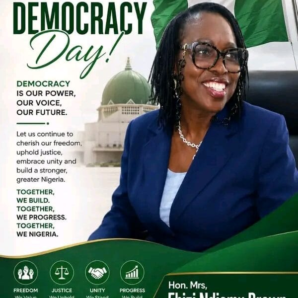 Democracy Day: Hon. Ebizi Brown Urges Unity, Deeper Democratic Values