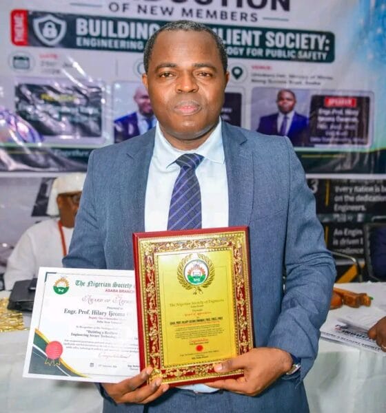 DELSU DVC Bags NSE Excellence Award, Calls For Technology-Driven Public Safety