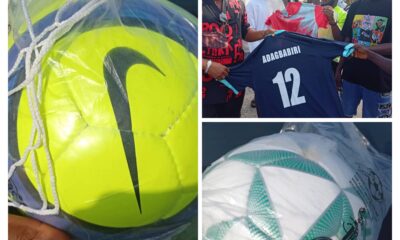 Adagbabiri Youths Hail Hon. Ebizi Ndiomu Brown Over Donation Of Football Kits