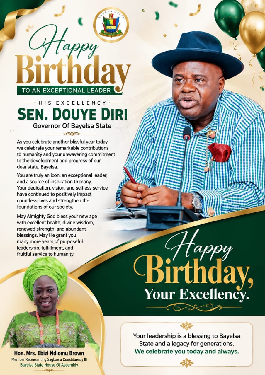 Birthday: Ebizi Brown Commends Diri’s Commitment To Bayelsa’s Development