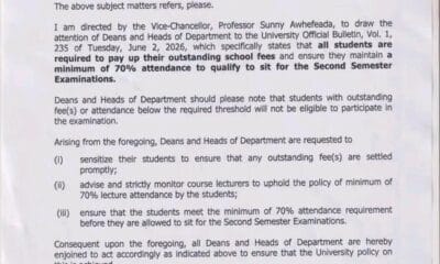 No School Fees, No Exams: SDU Issues Fresh Warning to Students