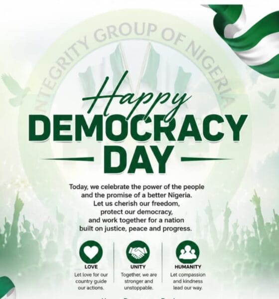 Democracy Day 2026: Dr. Oke Urges Nigerians To Prioritise Love, Unity, Humanity Over Politics