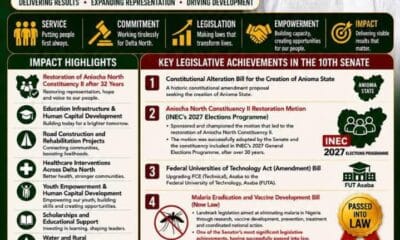 Ned Nwoko Marks Three Years In Senate, Highlights 33 Bills, Constituency Projects