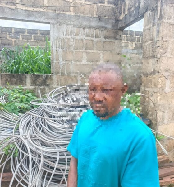 Oborevwori Commends Police Over Arrest Of Two Suspected Electric Cable Vandals in Delta