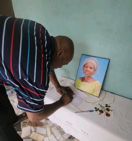 Ajede Pays Condolence Visit To Family Of Former Ukwuani Vice Chairman, Veronica Egbune