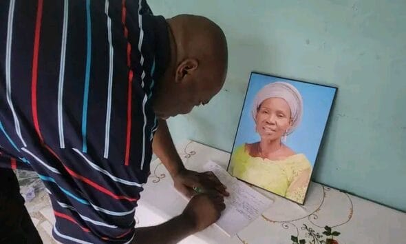 Ajede Pays Condolence Visit To Family Of Former Ukwuani Vice Chairman, Veronica Egbune