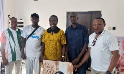 Ebizi Brown At 60: Media Team Presents Portrait To Lawmaker