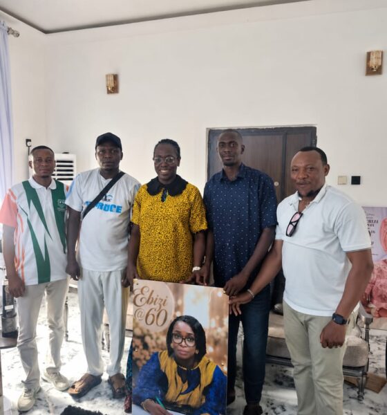 Ebizi Brown At 60: Media Team Presents Portrait To Lawmaker