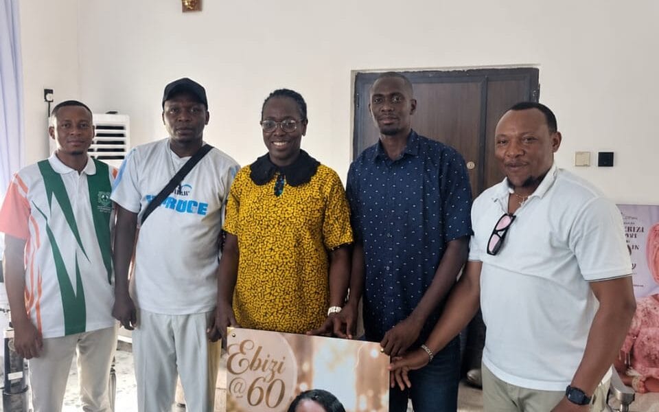 Ebizi Brown At 60: Media Team Presents Portrait To Lawmaker