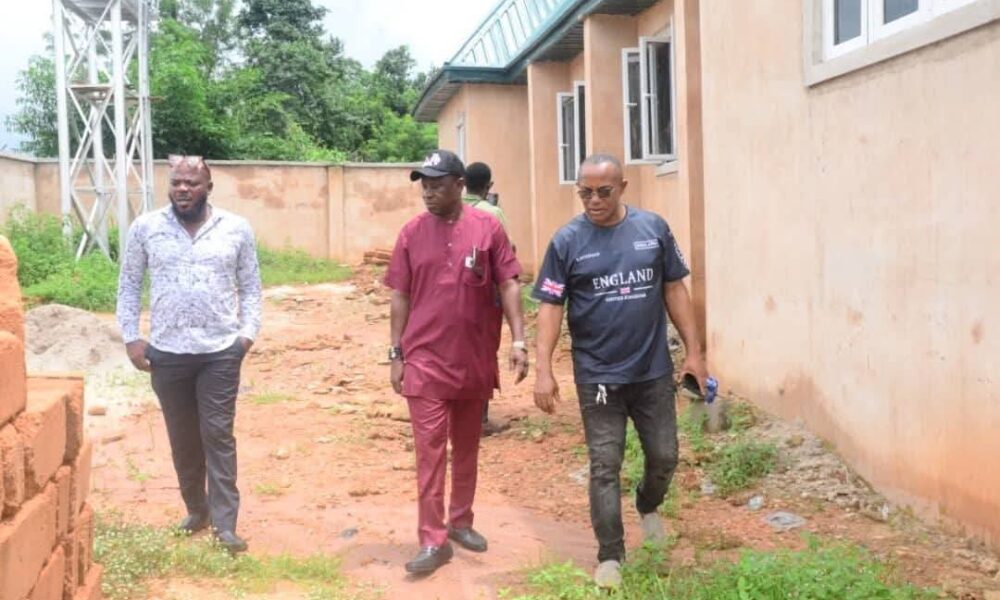 DESOPADEC: Igbenije Inspects Ongoing Agbor Zonal Office Project, Demands Quality Delivery