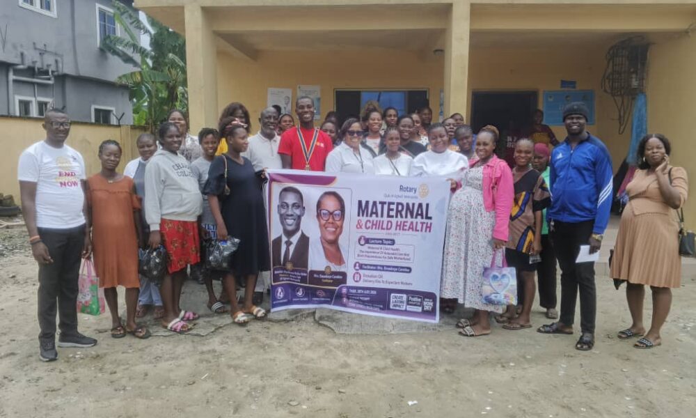 Rotary Club Of Ughelli Metropolis Donates Delivery Kits, Holds Maternal Health Outreach In Delta