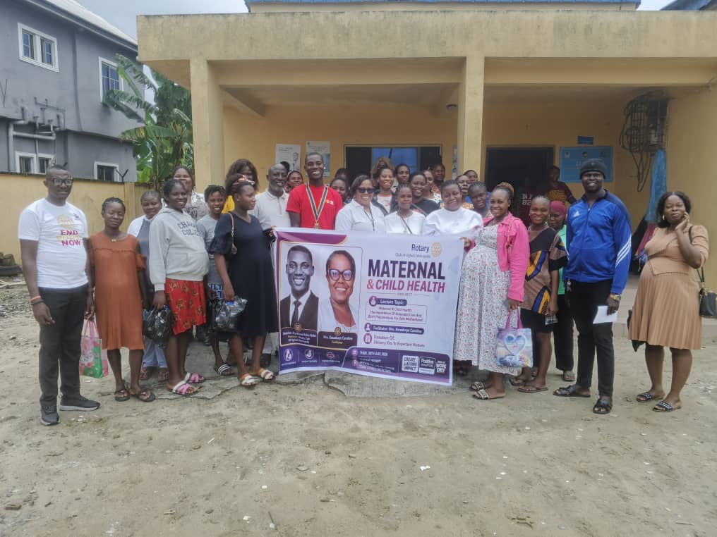 Rotary Club Of Ughelli Metropolis Donates Delivery Kits, Holds Maternal Health Outreach In Delta