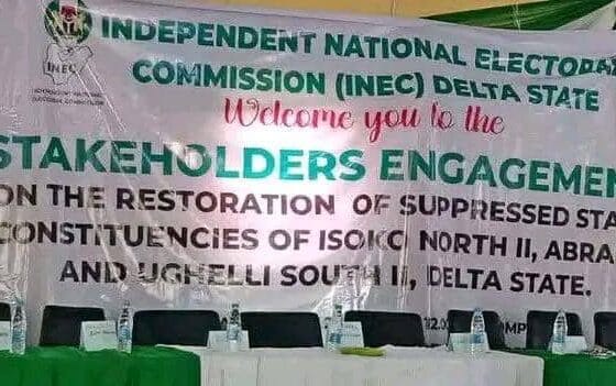 Udori Charles Hails Restoration Of Ughelli South, Abraka State Constituencies
