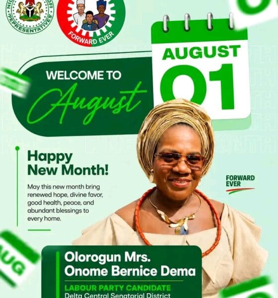 Delta Central: Dema Drops Happy New Month Message, Seeks Support Ahead Of 2027 Campaigns