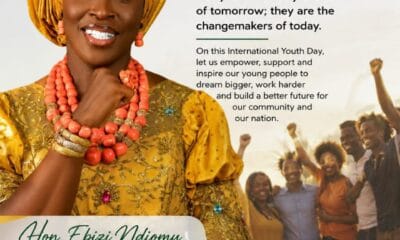 IYD 2026: Hon. Ebizi Celebrates Youths, Lauds Their Creativity, Leadership Potential