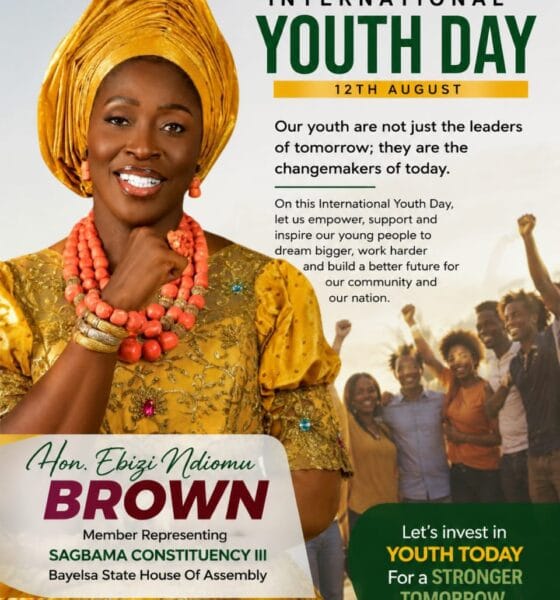 IYD 2026: Hon. Ebizi Celebrates Youths, Lauds Their Creativity, Leadership Potential
