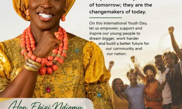 IYD 2026: Hon. Ebizi Celebrates Youths, Lauds Their Creativity, Leadership Potential