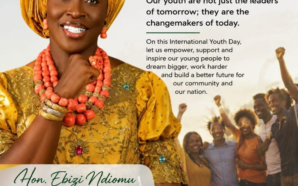 IYD 2026: Hon. Ebizi Celebrates Youths, Lauds Their Creativity, Leadership Potential