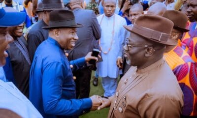 Jonathan, Oborevwori, Diri, Ibori Pay Last Respect To Pa Penawou