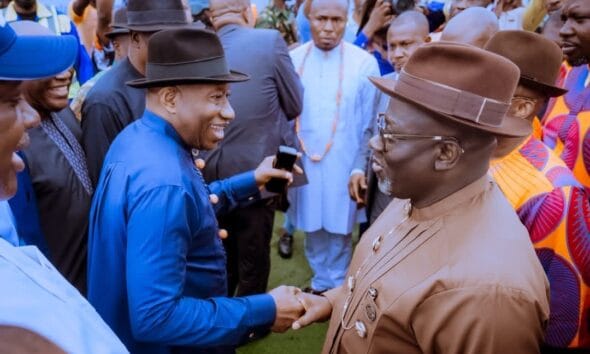 Jonathan, Oborevwori, Diri, Ibori Pay Last Respect To Pa Penawou
