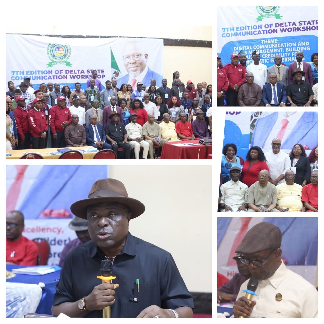 Oborevwori Opens 7th DELCOM, Charges Communicators On Digital Engagement, Crisis Management