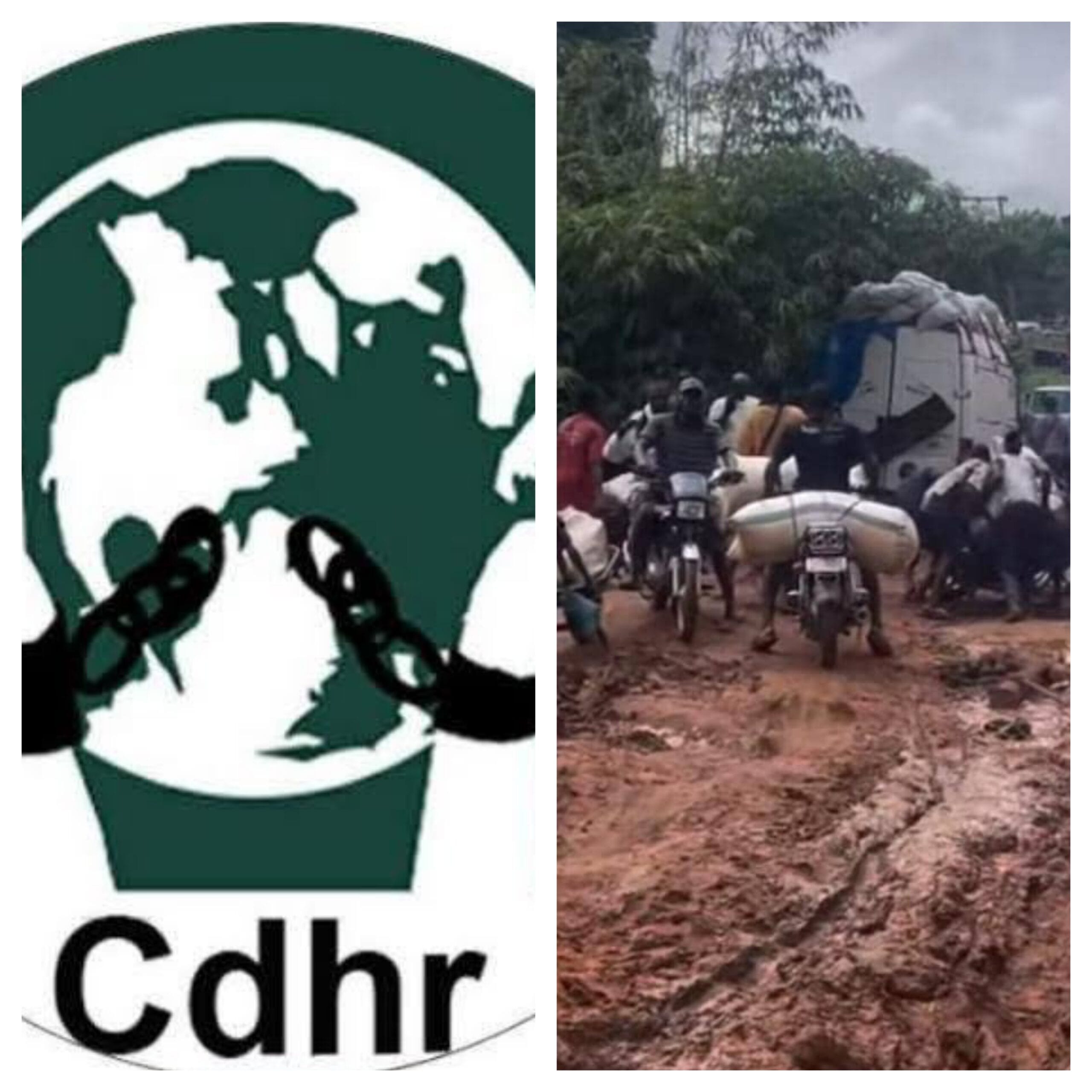 CDHR Blames FG Over Collapse Of Delta Roads, Demands Urgent Intervention