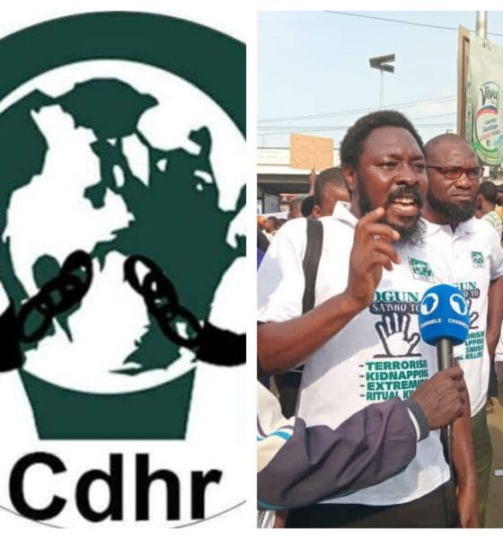 CDHR Delta Celebrates National President, Folarin Olayinka, On Birthday