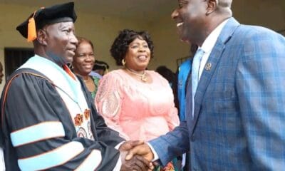 Oborevwori Eulogises Former DELSU VC, Peretomode On Retirement