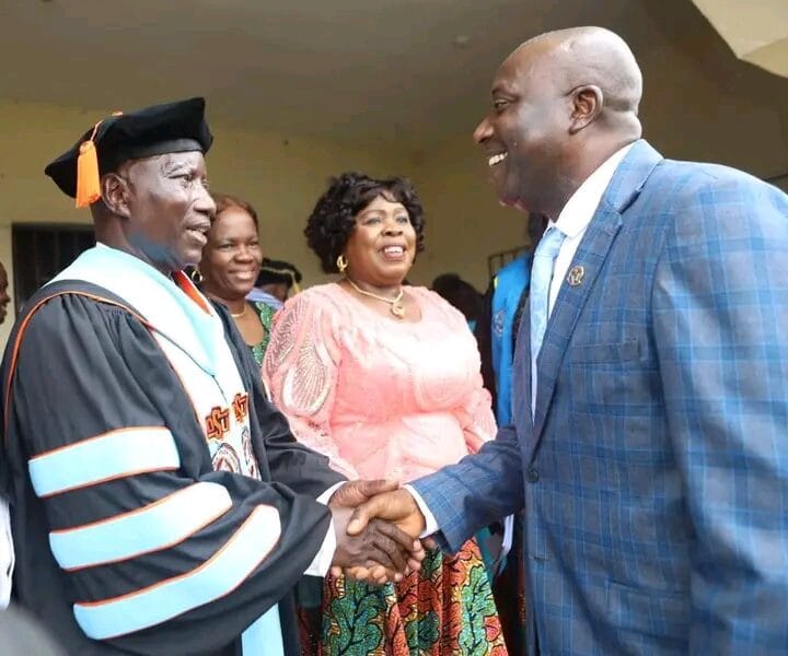 Oborevwori Eulogises Former DELSU VC, Peretomode On Retirement