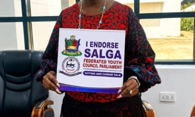 Hon. Ebizi Pledges Support For SALGA Federated Youth Council Parliament Sitting And Career Talk