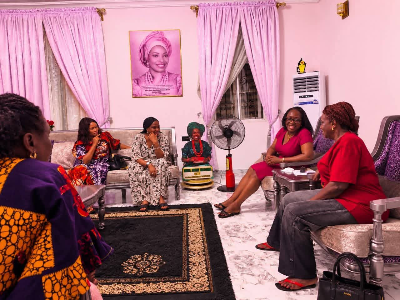 Ebizi Welcomes Sagbama LGA Chairperson, Hon. Mrs. Diepriye Robinson-Yankee