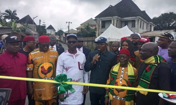 Soludo Commissions 3Km Road In Ekwusigo, Hails Resurgence Of Local Government Development