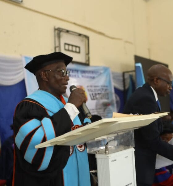 Prof. Peretomode Delivers DELSU’s 12th Valedictory Lecture, As Vice Chancellor Hails His Achievements As Former VC