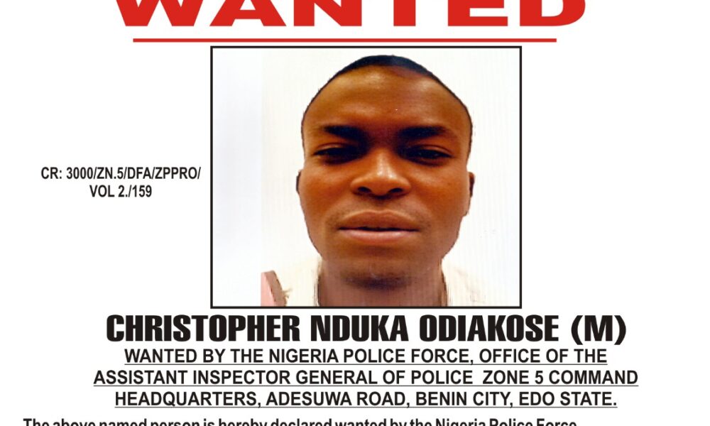Police Arrest Christopher Oduwanor Over Alleged Murder, Other Crimes After Two Years On The Run
