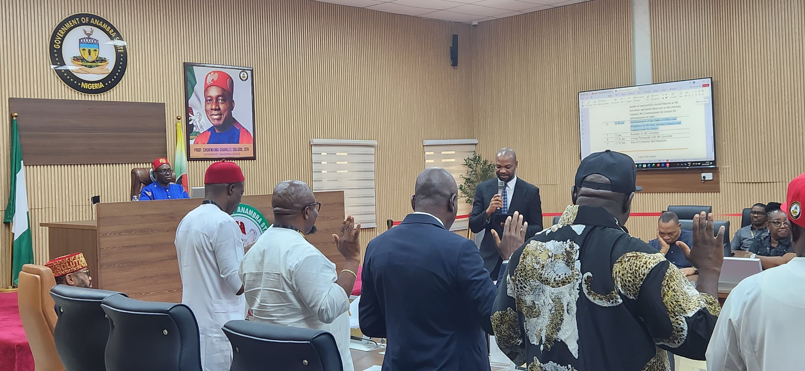 Soludo Swears In 21 Local Government Mayors, Charges Them To Prioritize Service, Accountability