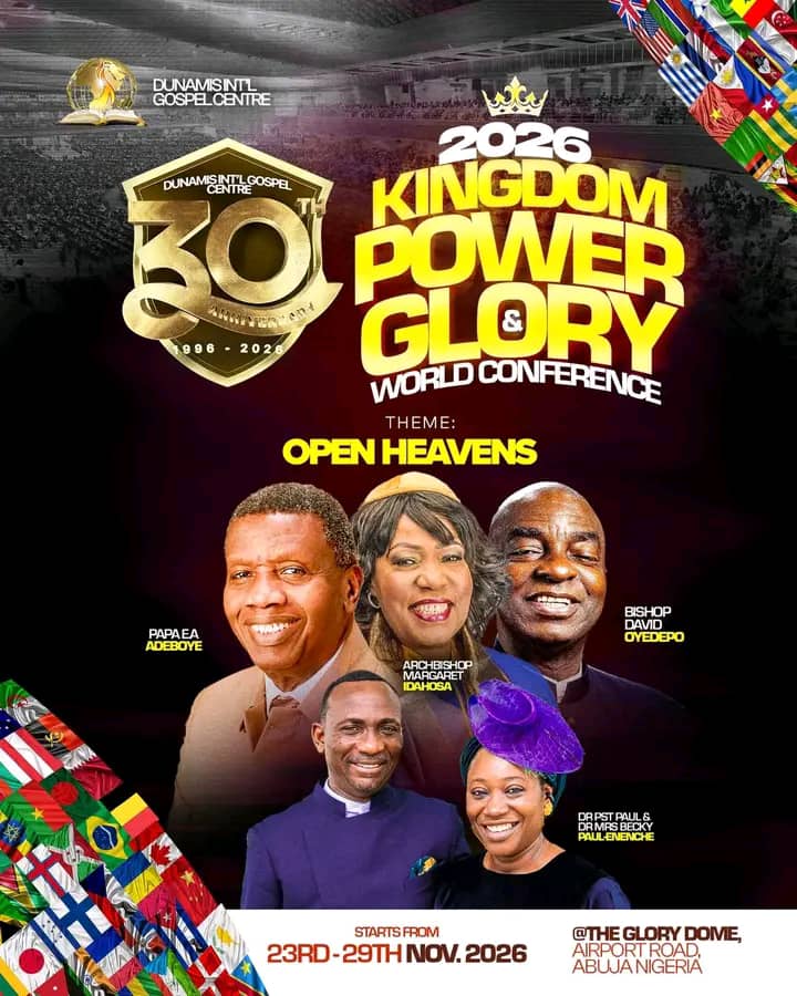 Pastor Adeboye, Archbishop Idahosa, Bishop Oyedepo For Dunamis @ 30 Celebration November
