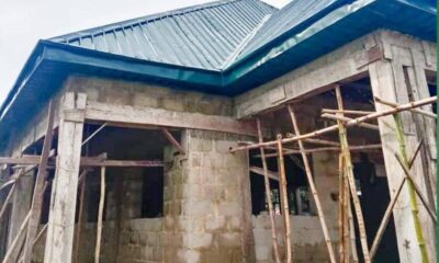Olisa Inspects Construction Of Agwetiti Assembly Hall, Assures Completion