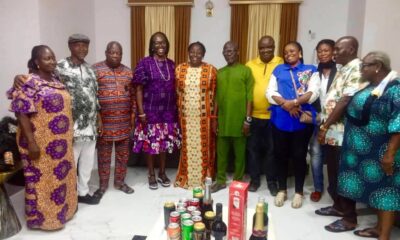 Chief Ebizi Brown Pays Condolence Visit To Hon. Koku Obiyai, Family