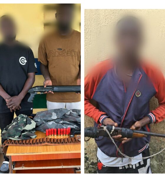 Delta Police Arrest Five Suspected Robbers, Kidnappers, Recover Firearms