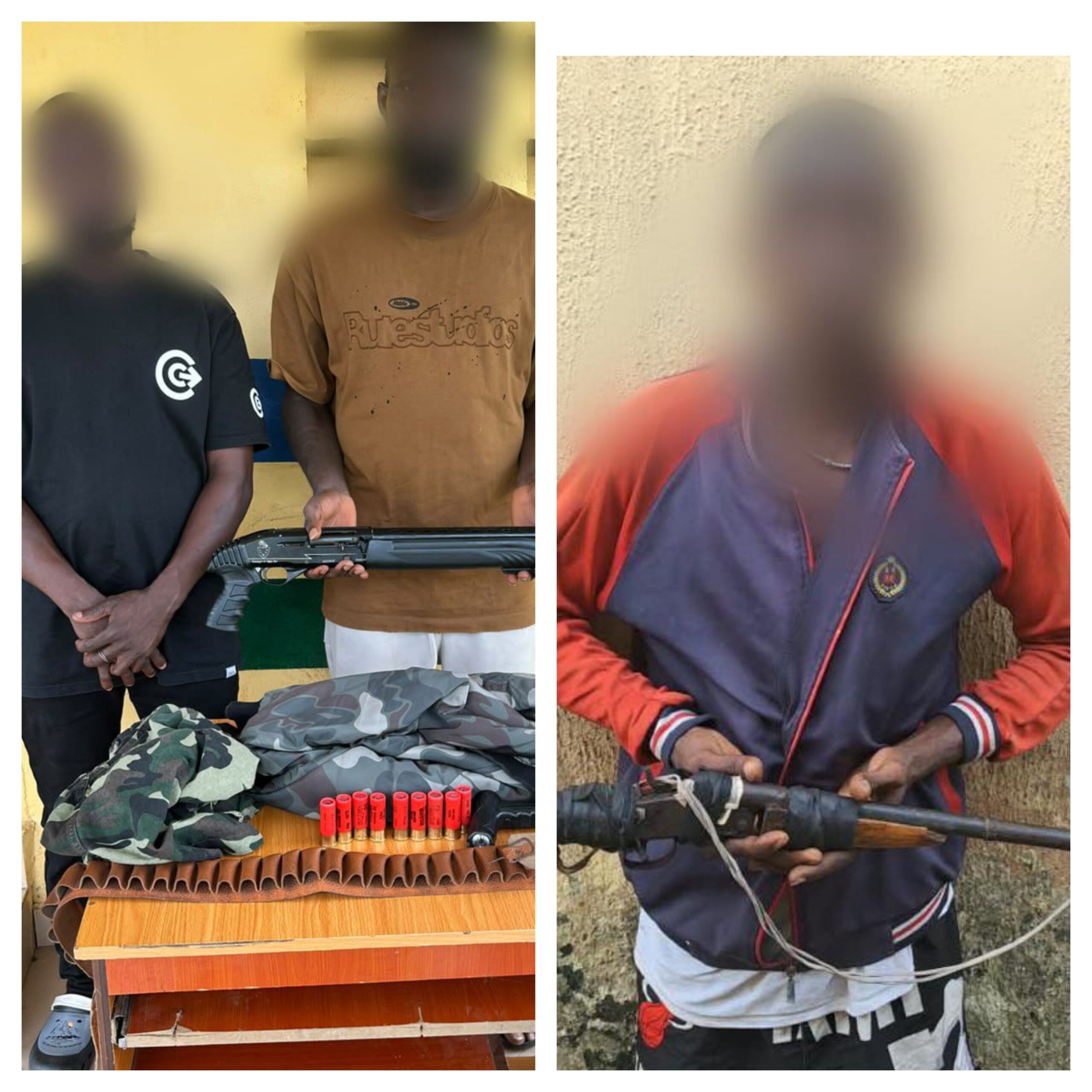 Delta Police Arrest Five Suspected Robbers, Kidnappers, Recover Firearms